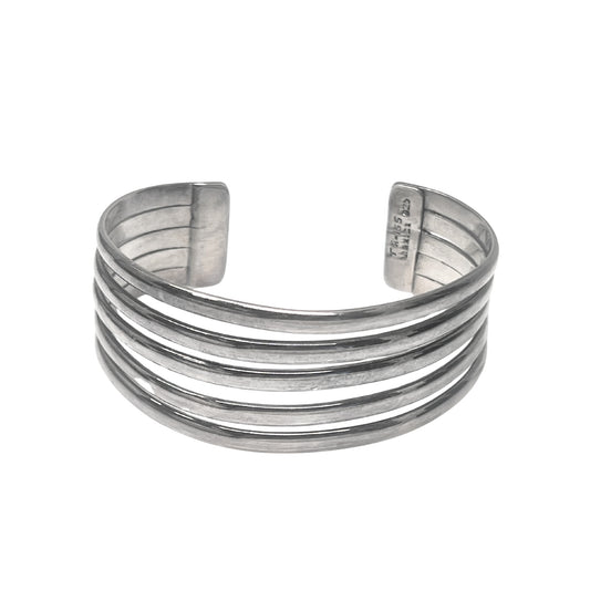 Jewelry: Vintage Sterling Silver Cuff Bracelet