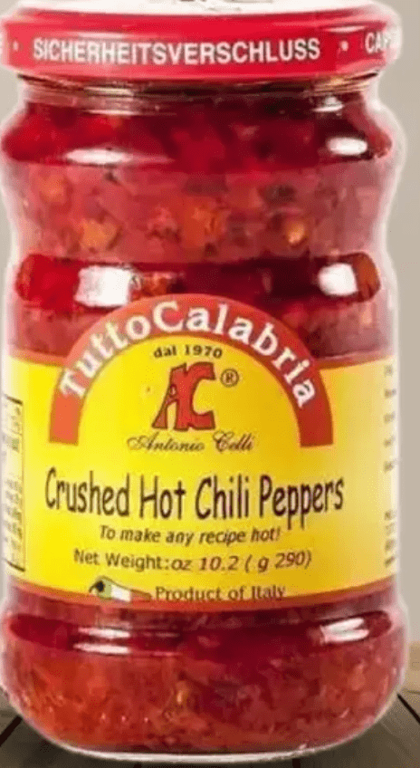 Calabrian Crushed Hot Chili Pepper Condiment by Bella Cucina – Condiments