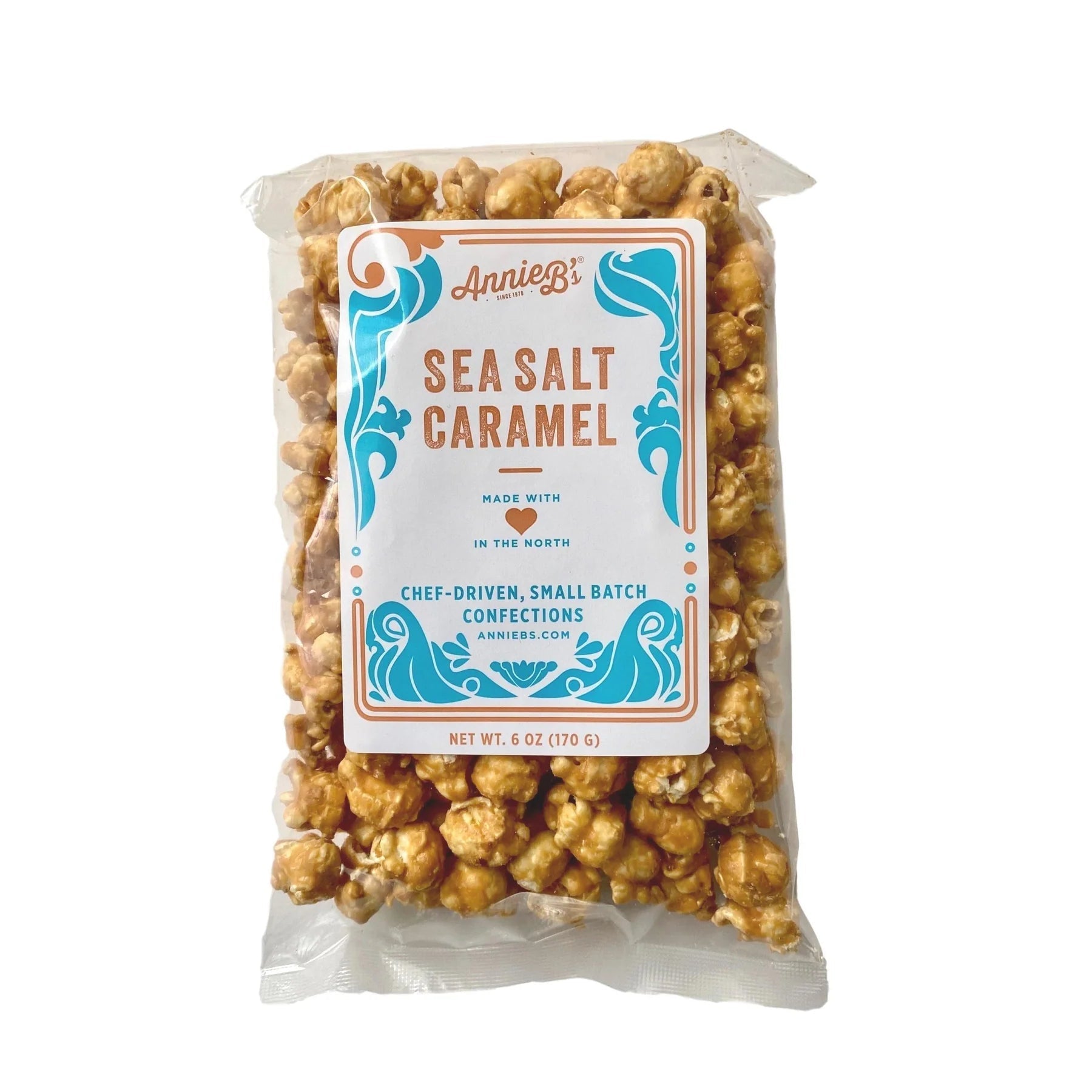 Bella Cucina - Candy: Annie B’s: Sea Salt Caramel Popcorn - 