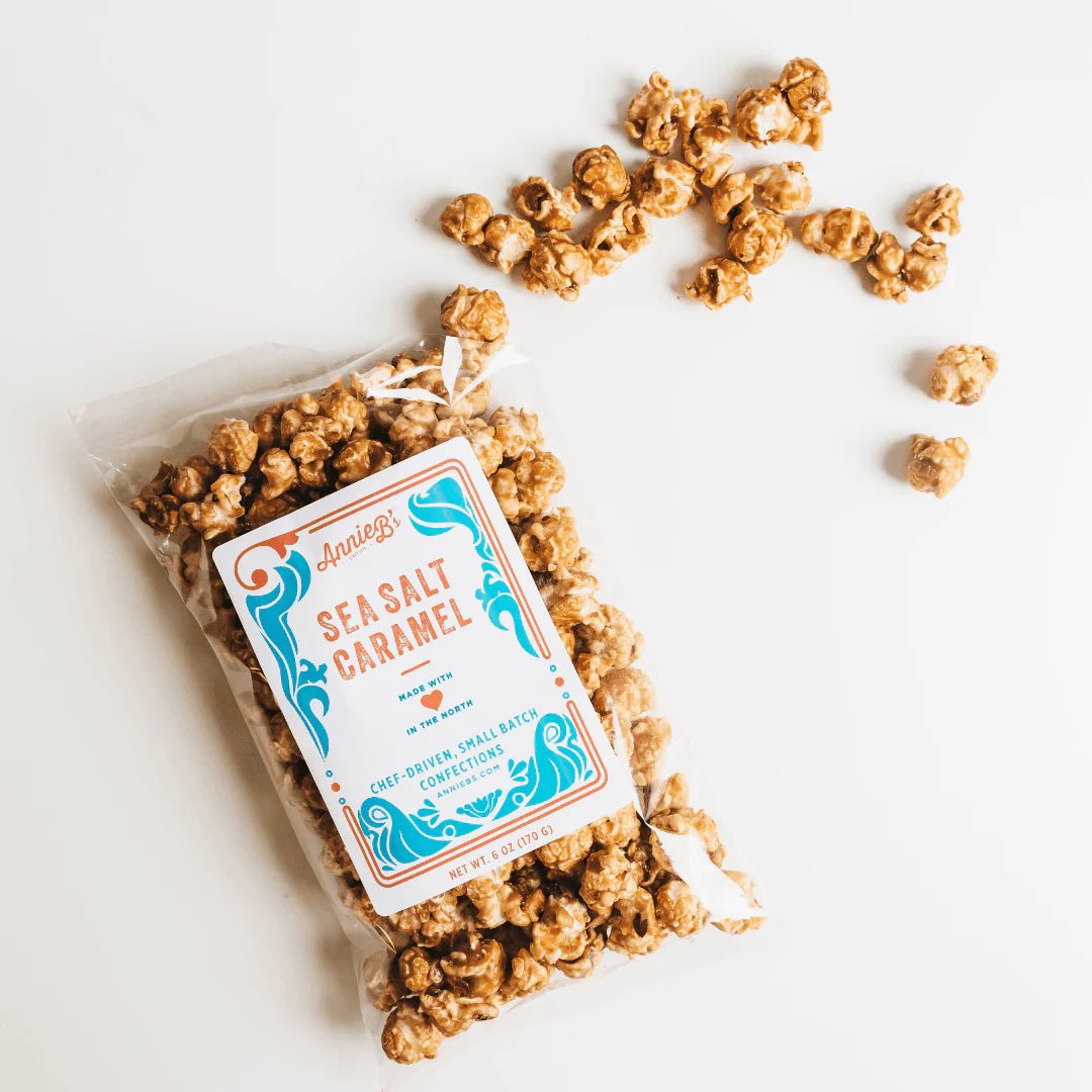Bella Cucina - Candy: Annie B’s: Sea Salt Caramel Popcorn - 