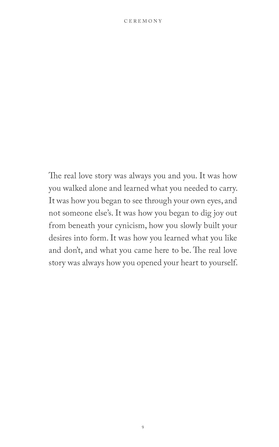 Ceremony: Poetry & Prose by Brianna Wiest by Bella Cucina – Books