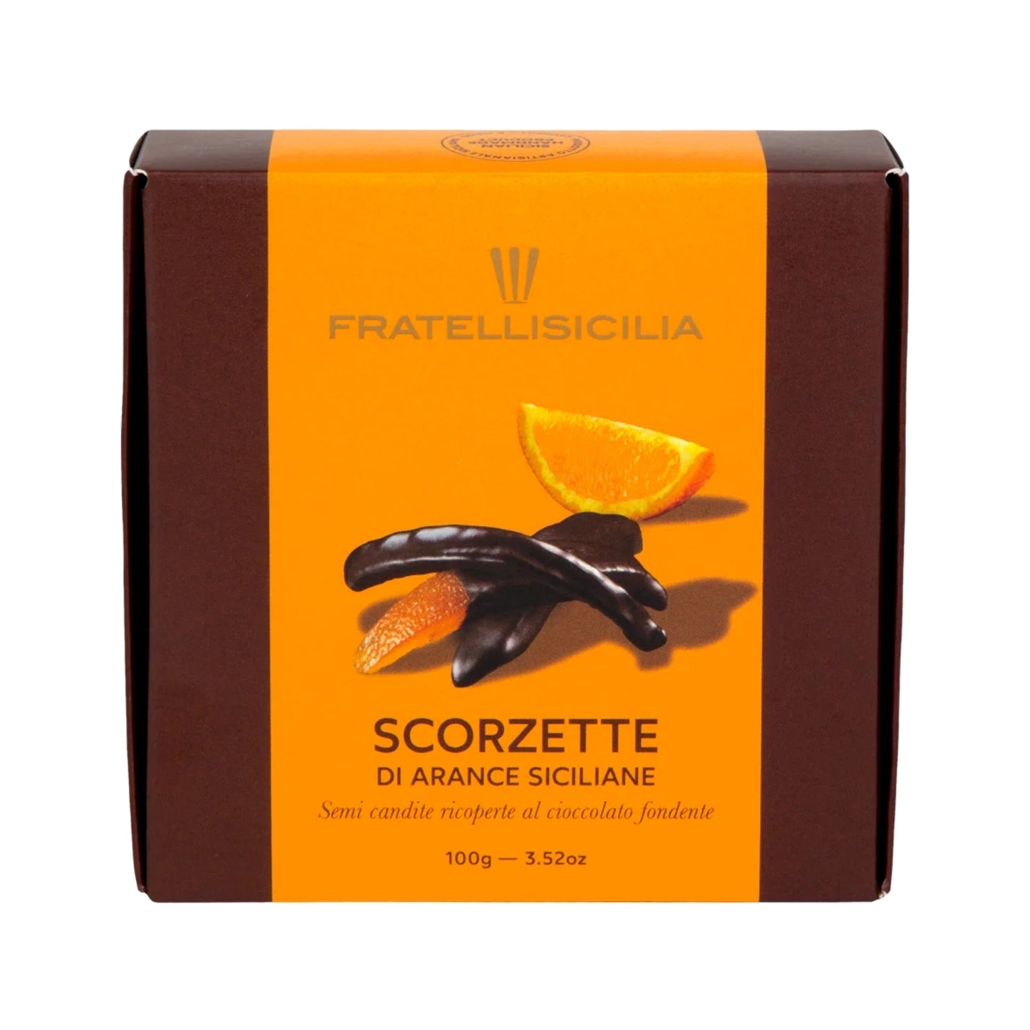 Chocolate: Fratelli Casacella Candied Orange Peels in Dark Chocolate by Bella Cucina – Sweets