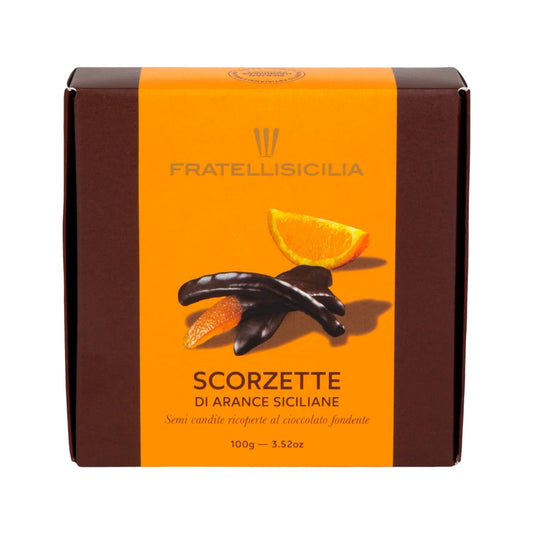 Chocolate: Fratelli Casacella Candied Orange Peels in Dark Chocolate by Bella Cucina – Sweets