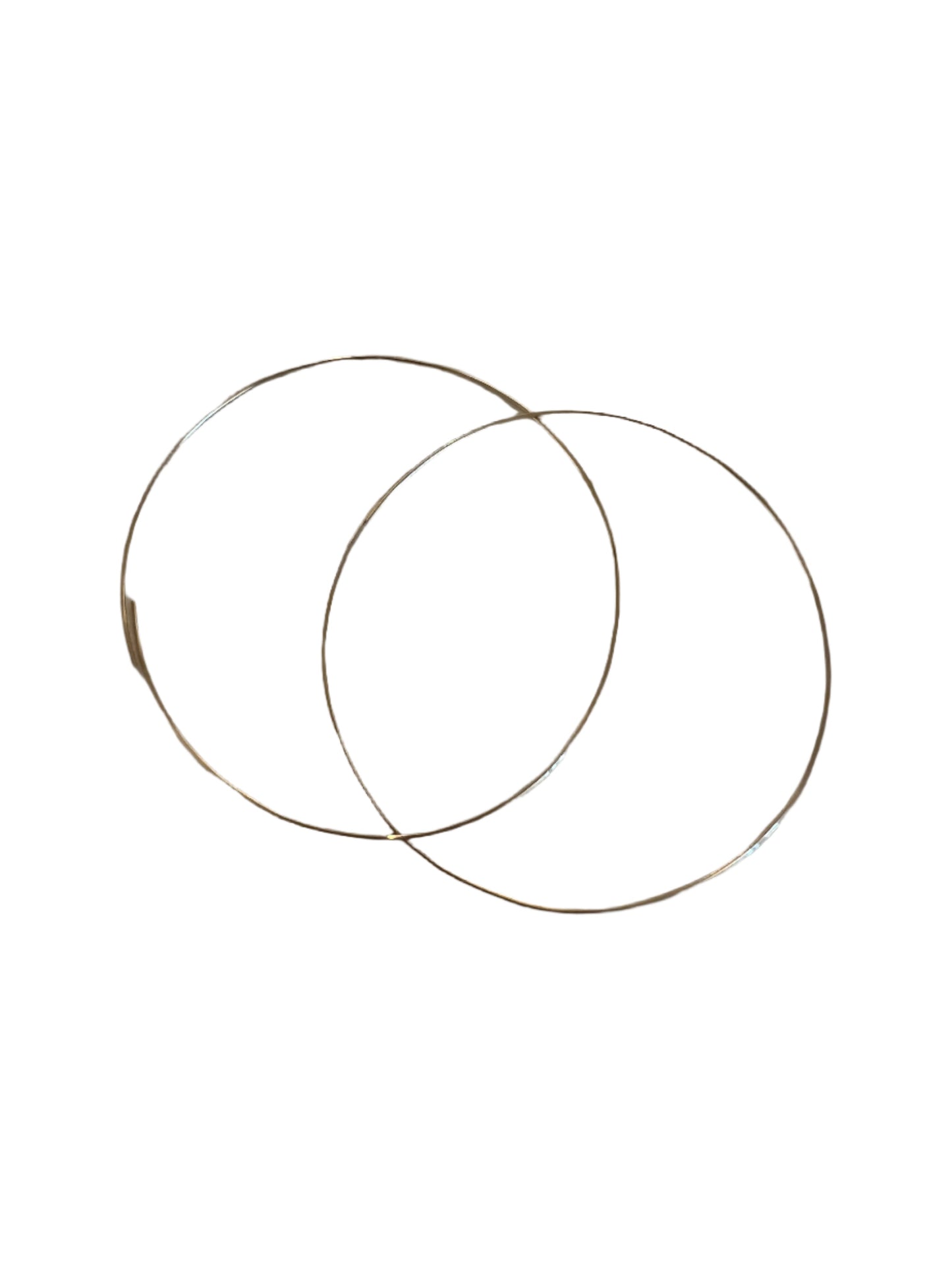 Bella Cucina - Circle Gold Earrings - 