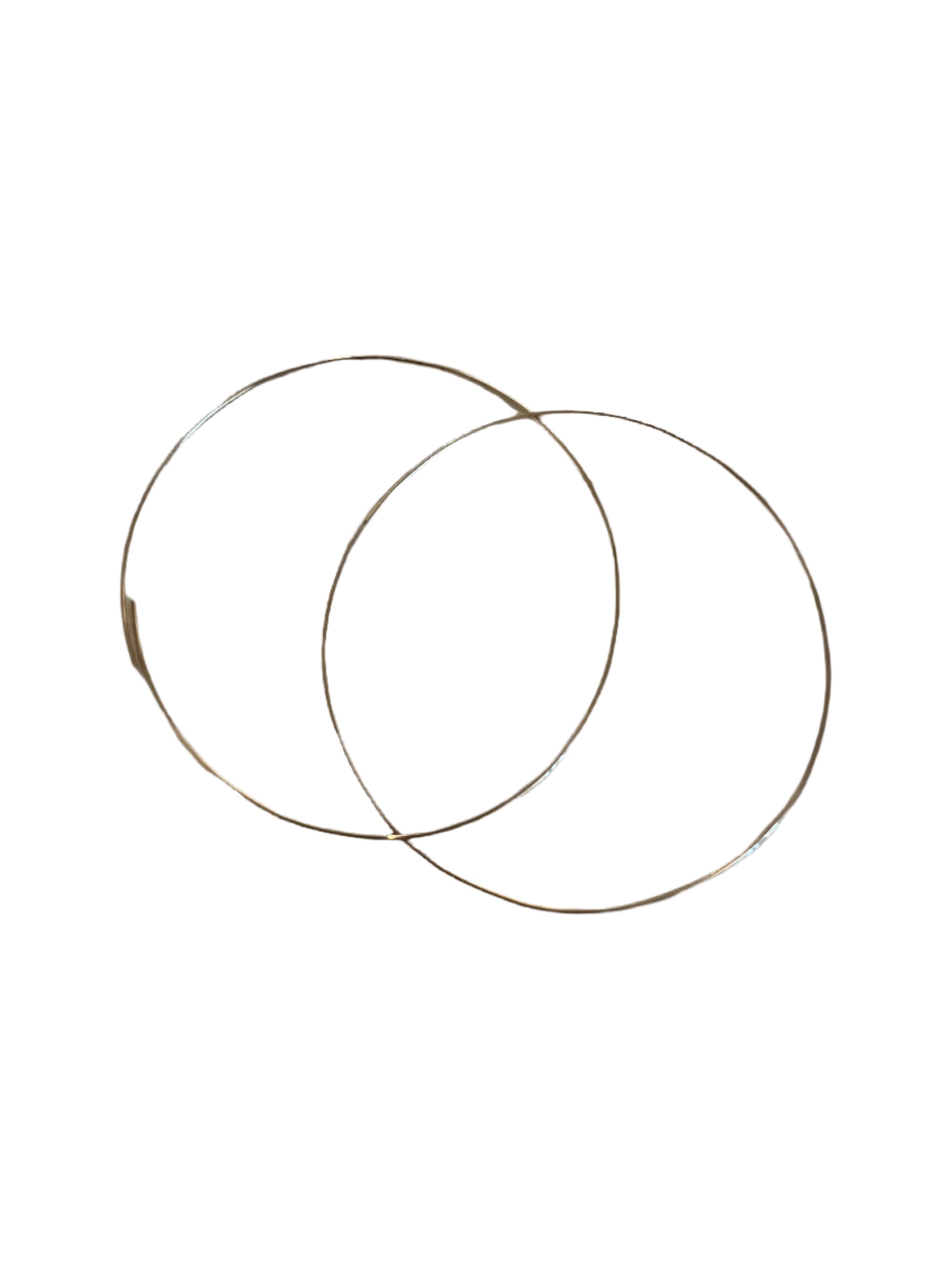 Bella Cucina - Circle Gold Earrings - 