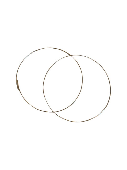 Bella Cucina - Circle Gold Earrings - 