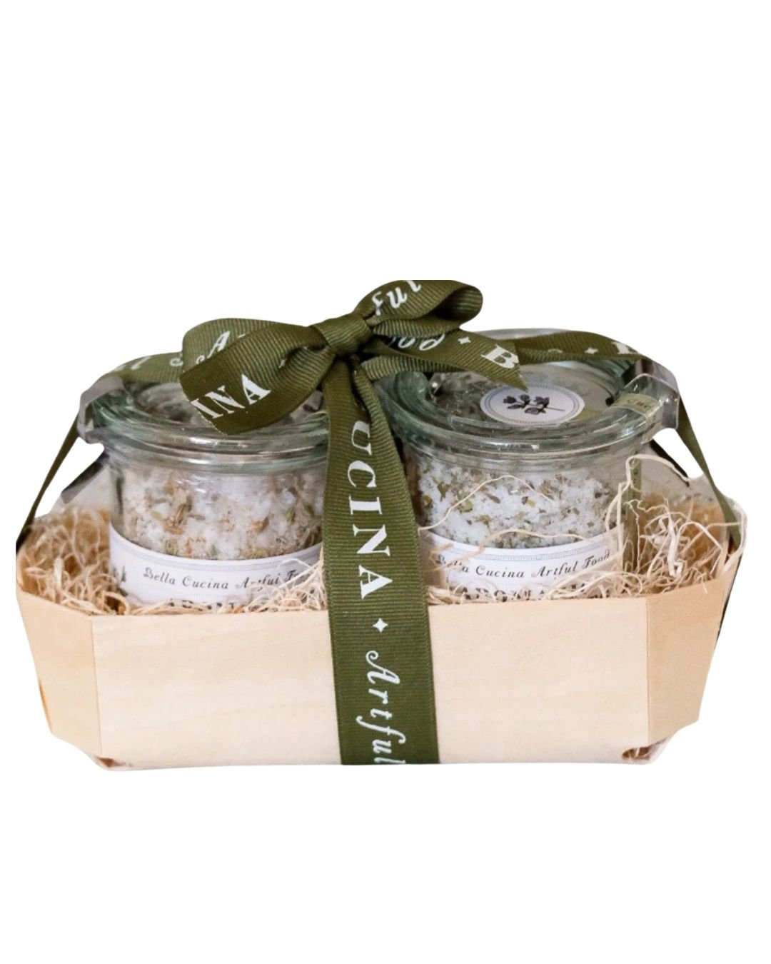 Citrus & Fennel and Wild Oregano & Sage Savory Salt Duo by Bella Cucina – Artful Food Gifts