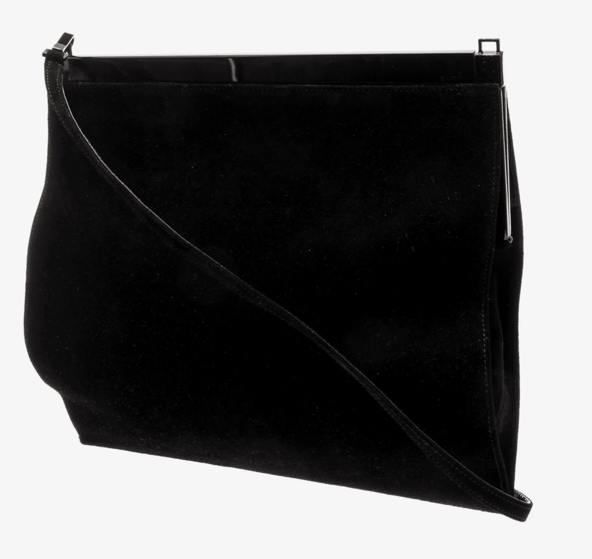 Clothing: Vintage Gucci Black Suede Leather Handbag by Bella Cucina – clothing