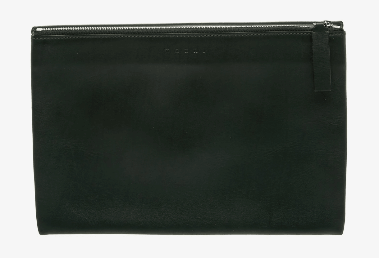 Clothing | Vintage Marni Green Leather Clutch by Bella Cucina – clothing