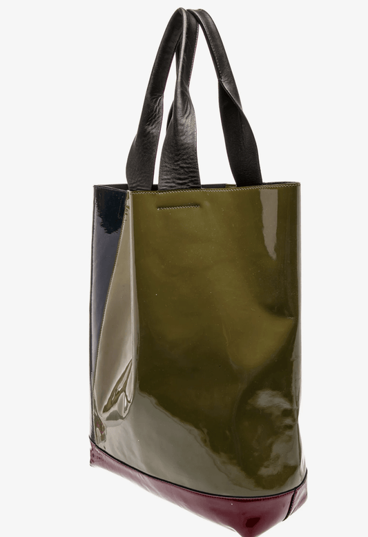 Clothing | Vintage Marni Leather Handle Colorblock Tote by Bella Cucina – clothing