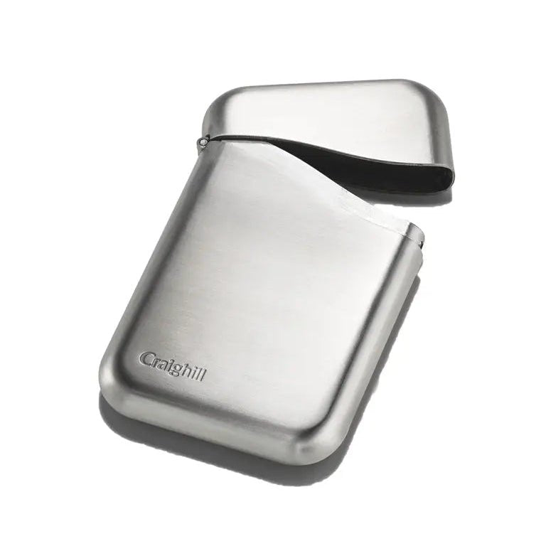 Craighill Summit stainless steel card case, view 3, at Bella Cucina in Atlanta