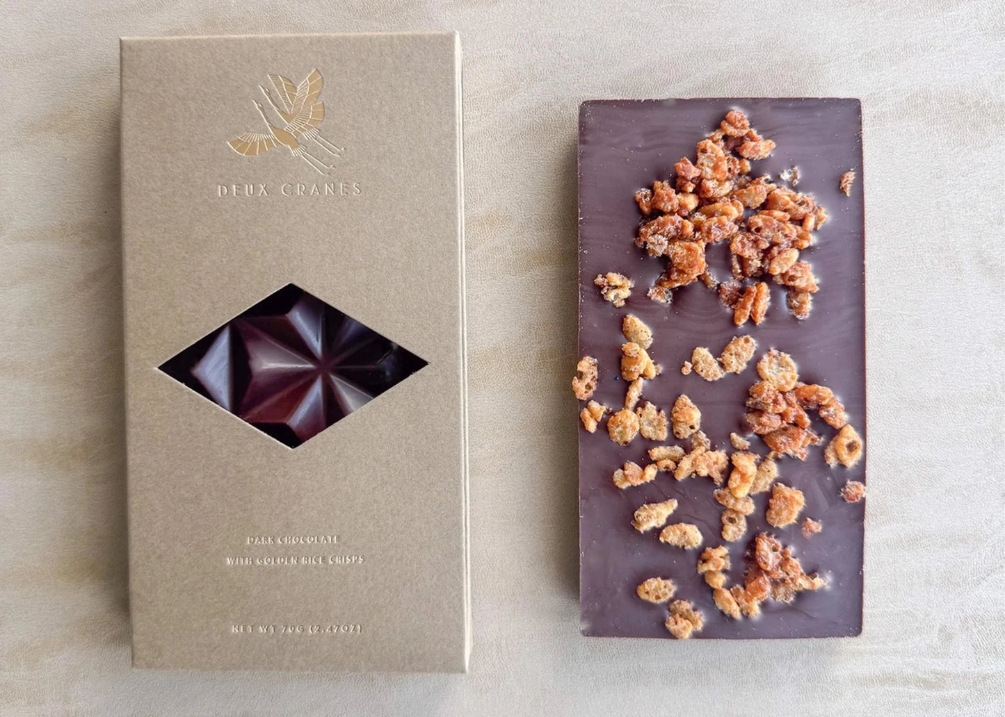Deux Cranes Artisan Chocolate by Bella Cucina – chocolate bar