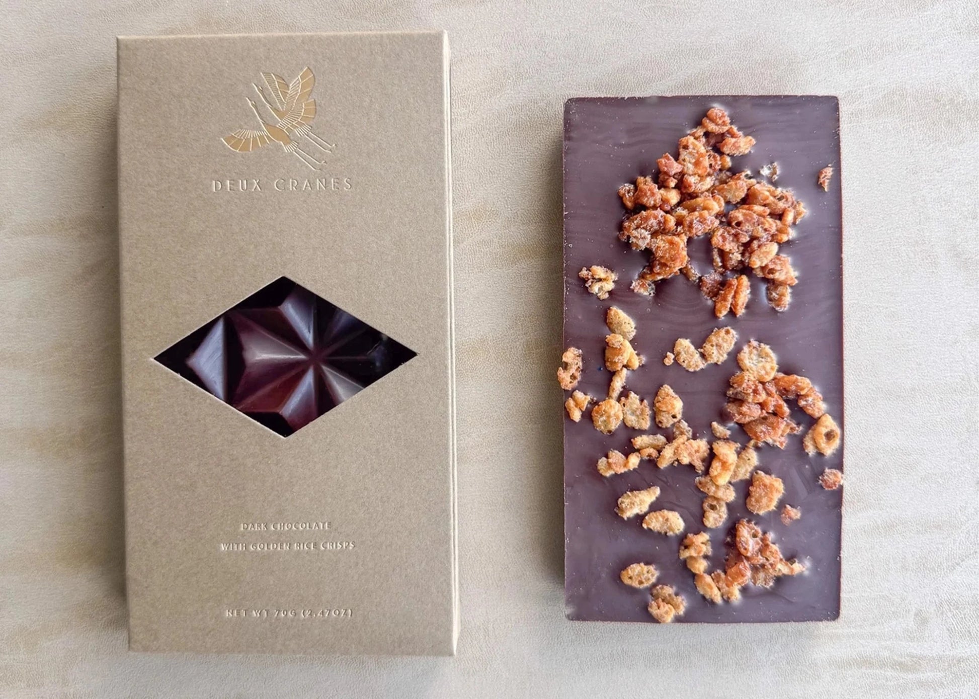 Deux Cranes Artisan Chocolate by Bella Cucina – chocolate bar