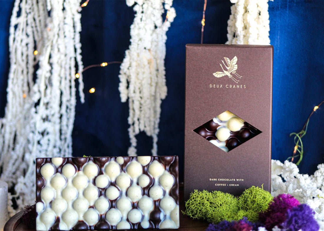 Deux Cranes Artisan Chocolate by Bella Cucina – chocolate bar