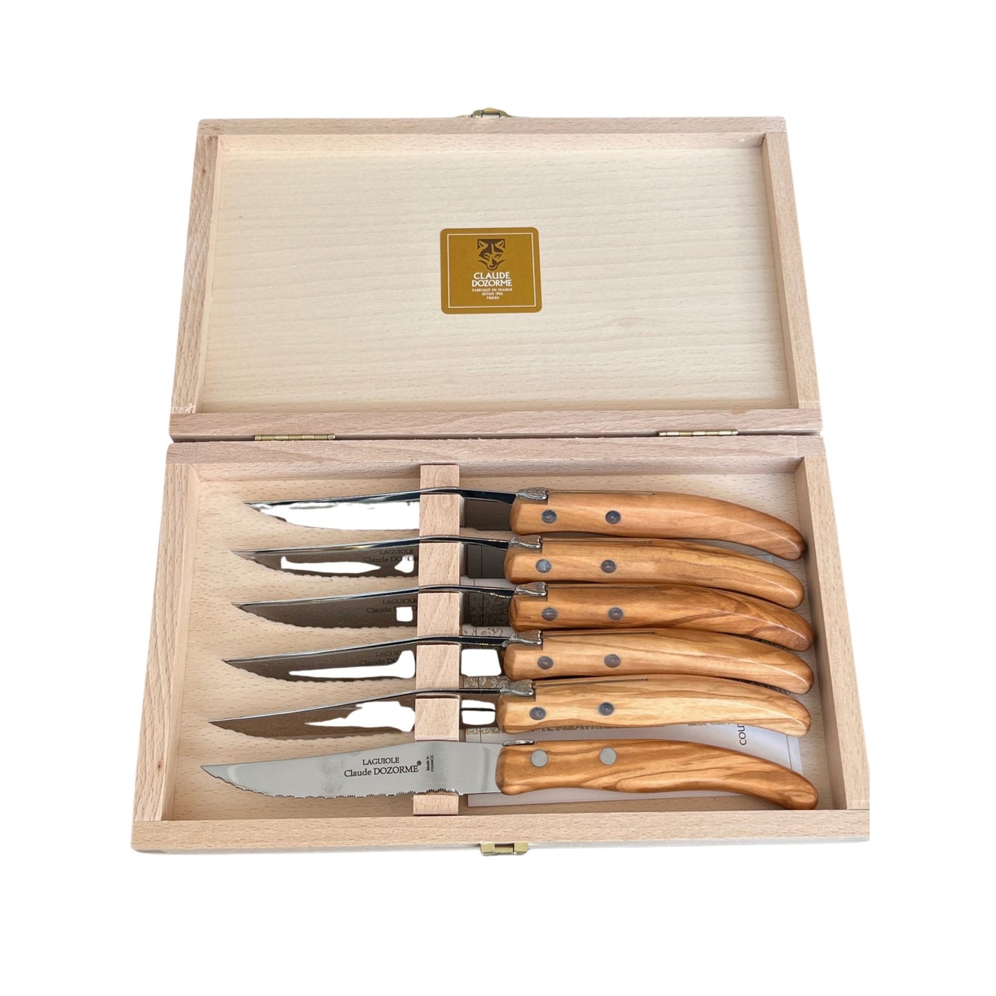 For the Home: Olive Wood Steak Knife - set of 6 by Bella Cucina – For the Home: Knife