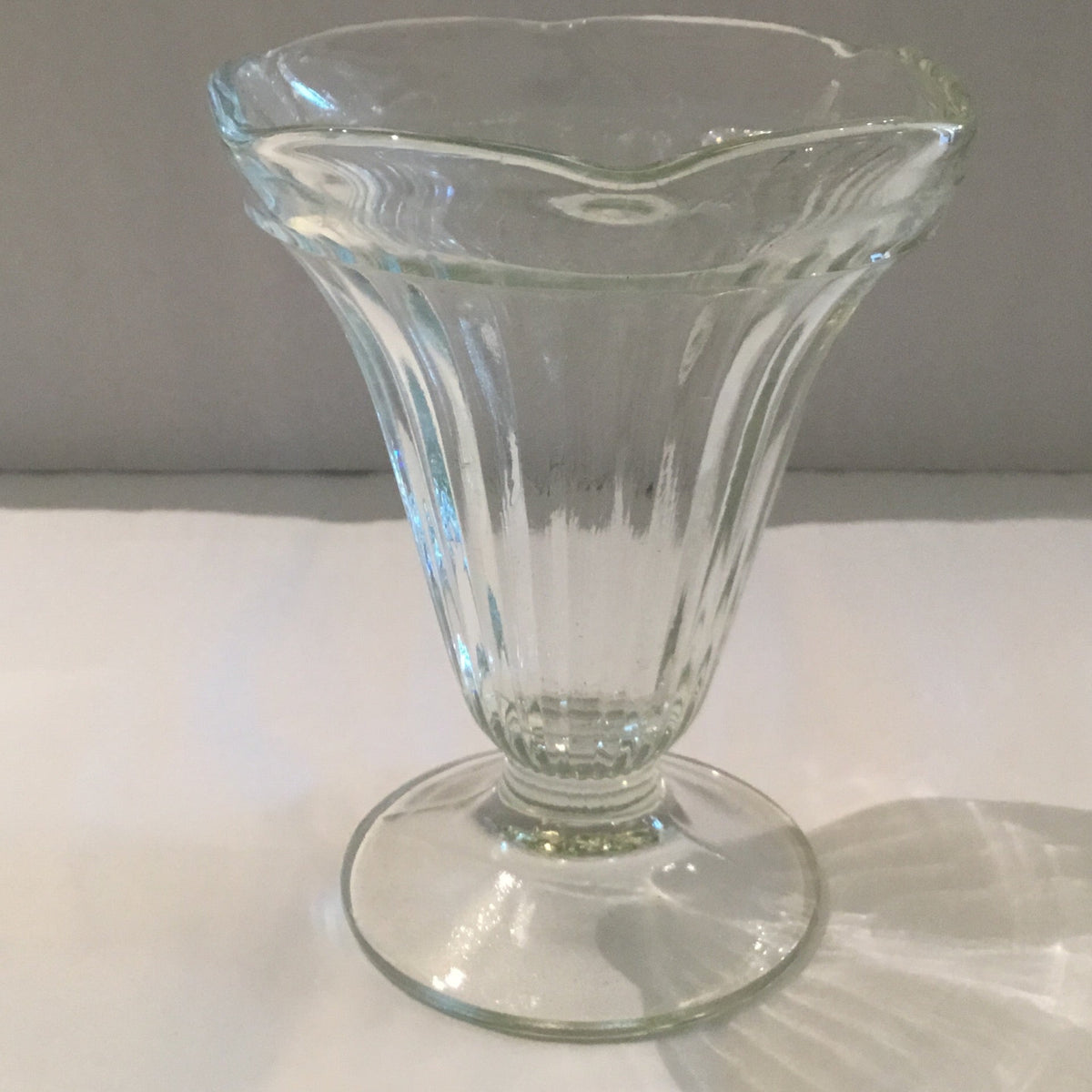 Glassware: Ribbed Sundae Glass by Bella Cucina – Glassware: Dessert Glasses
