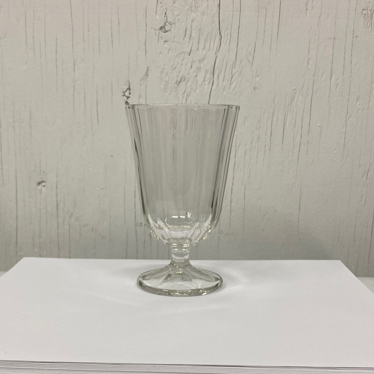 Glassware: Ribbed Wine Glasses, 9 oz, Set of 4 by Bella Cucina – Glassware: Glasses