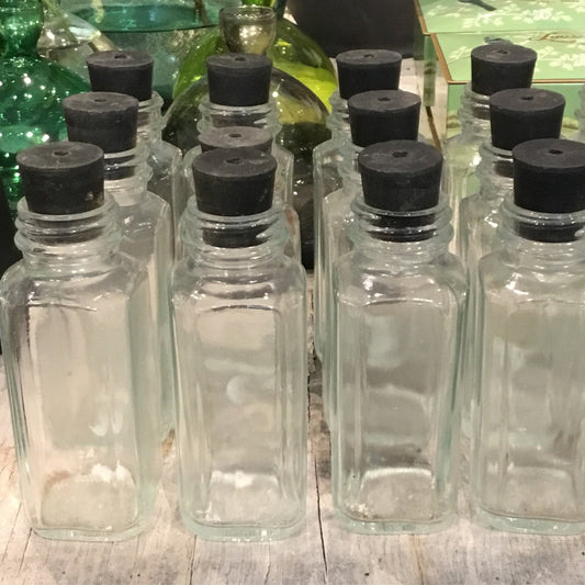 Glassware: Vintage Spice Jars, Set of 18 by Bella Cucina – Glassware: Storage