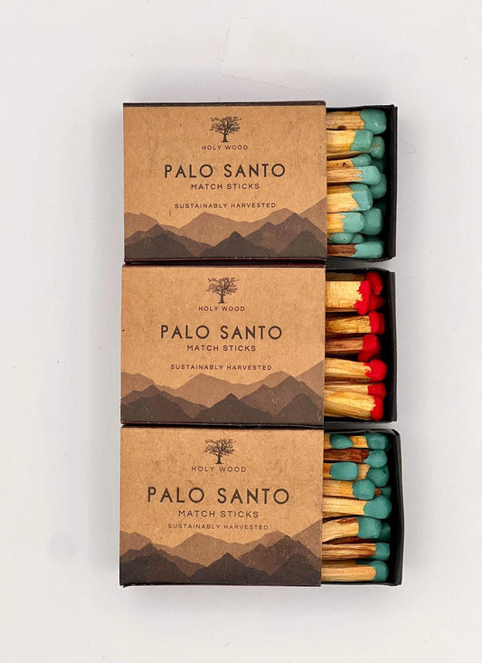 Holy Wood Palo Santo Match Sticks by Bella Cucina – Wellness: Incense