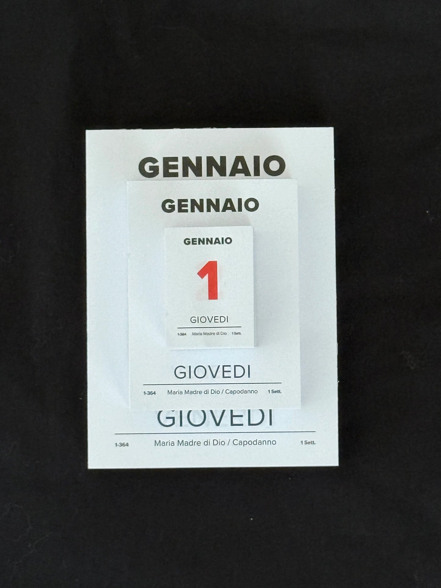 Italian desk calendar by Bella Cucina – Calendar