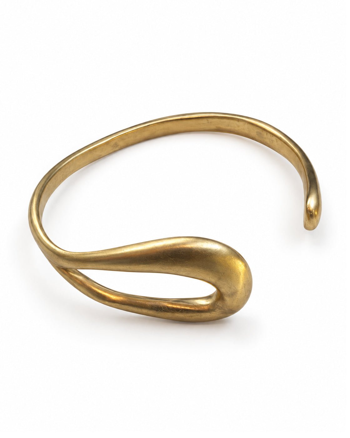 Hand-made solid brass cuff at Bella Cucina in Atlanta