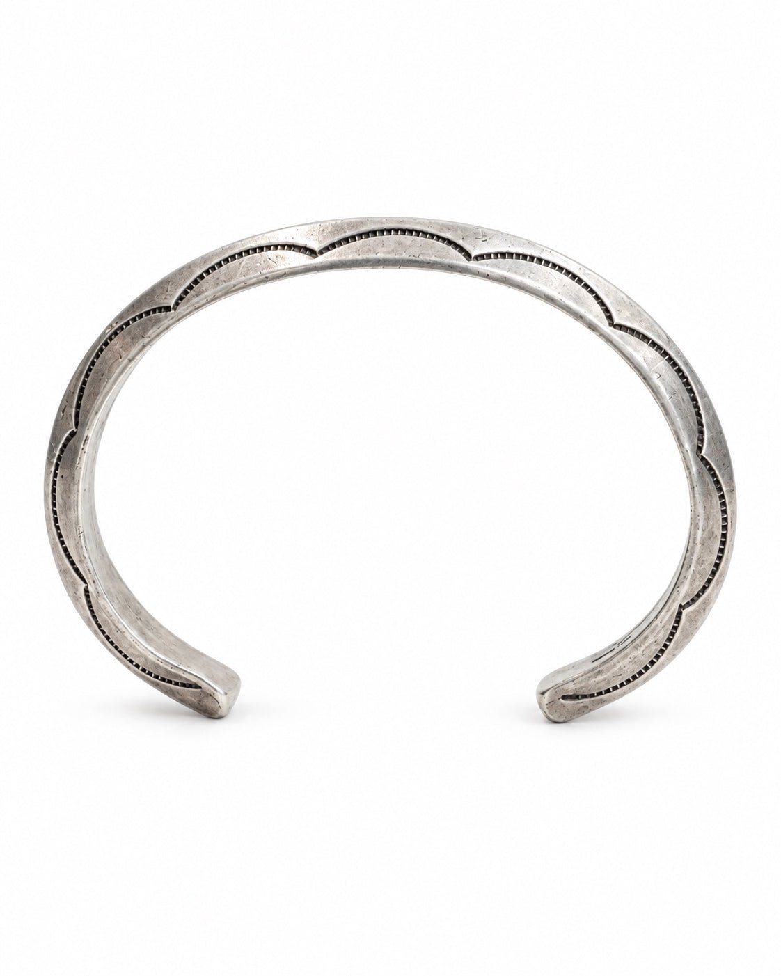 Native American sterling silver cuff bracelet at Bella Cucina in Atlanta, view 2