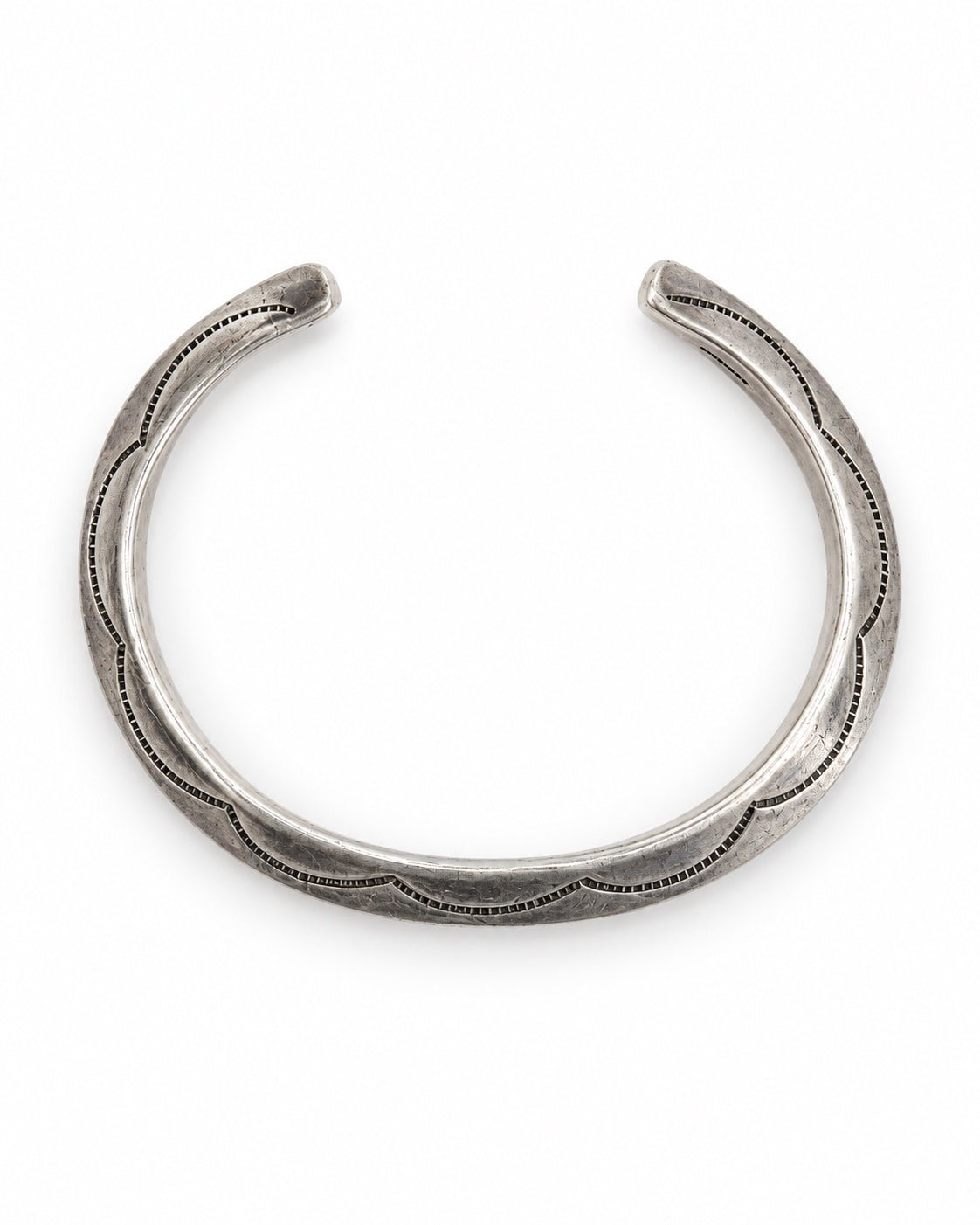 Native American sterling silver cuff bracelet at Bella Cucina in Atlanta, view 3