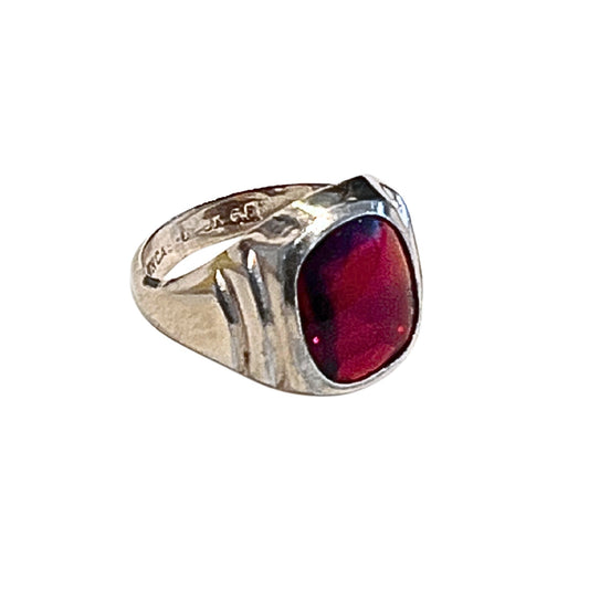 Jewelry: Vintage 4K Gold - Filled Ruby Ring by Bella Cucina –