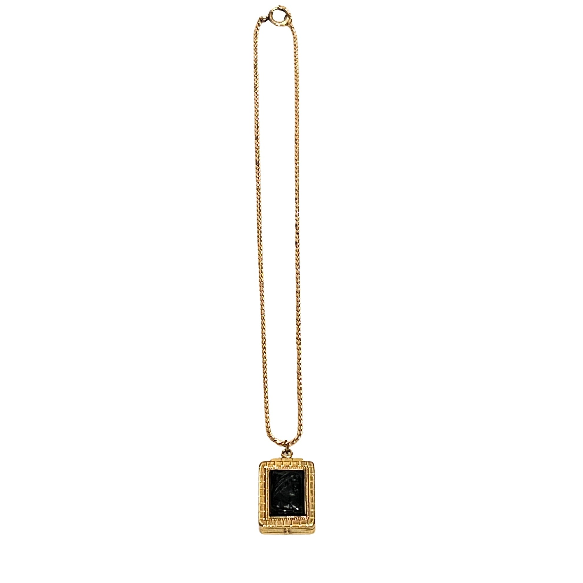 Jewelry: Vintage Lock Necklace by Bella Cucina –