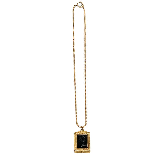 Jewelry: Vintage Lock Necklace by Bella Cucina –