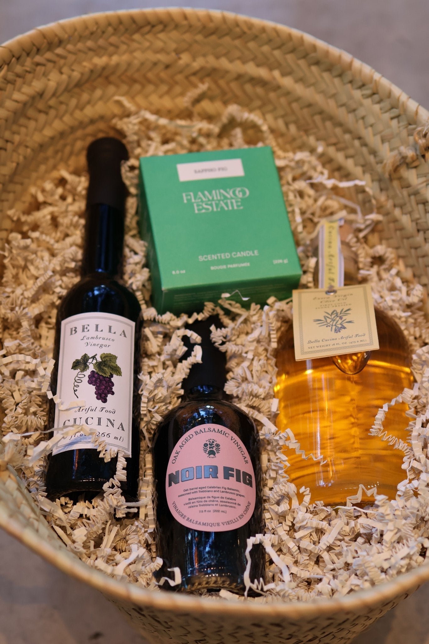 La Vendemmia Market Basket by Bella Cucina – Artful Food Gifts