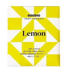 Goodio lemon chocolate bar at Bella Cucina in Atlanta