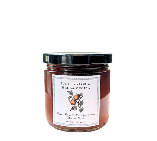 LIMITED EDITION: June Taylor For Bella Cucina | Bella Royale Rose Geranium Marmellata by Bella Cucina – jam