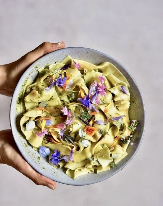 Make your own fresh Pasta with Fresh Flowers Class / Sunday, May 3rd by Bella Cucina –