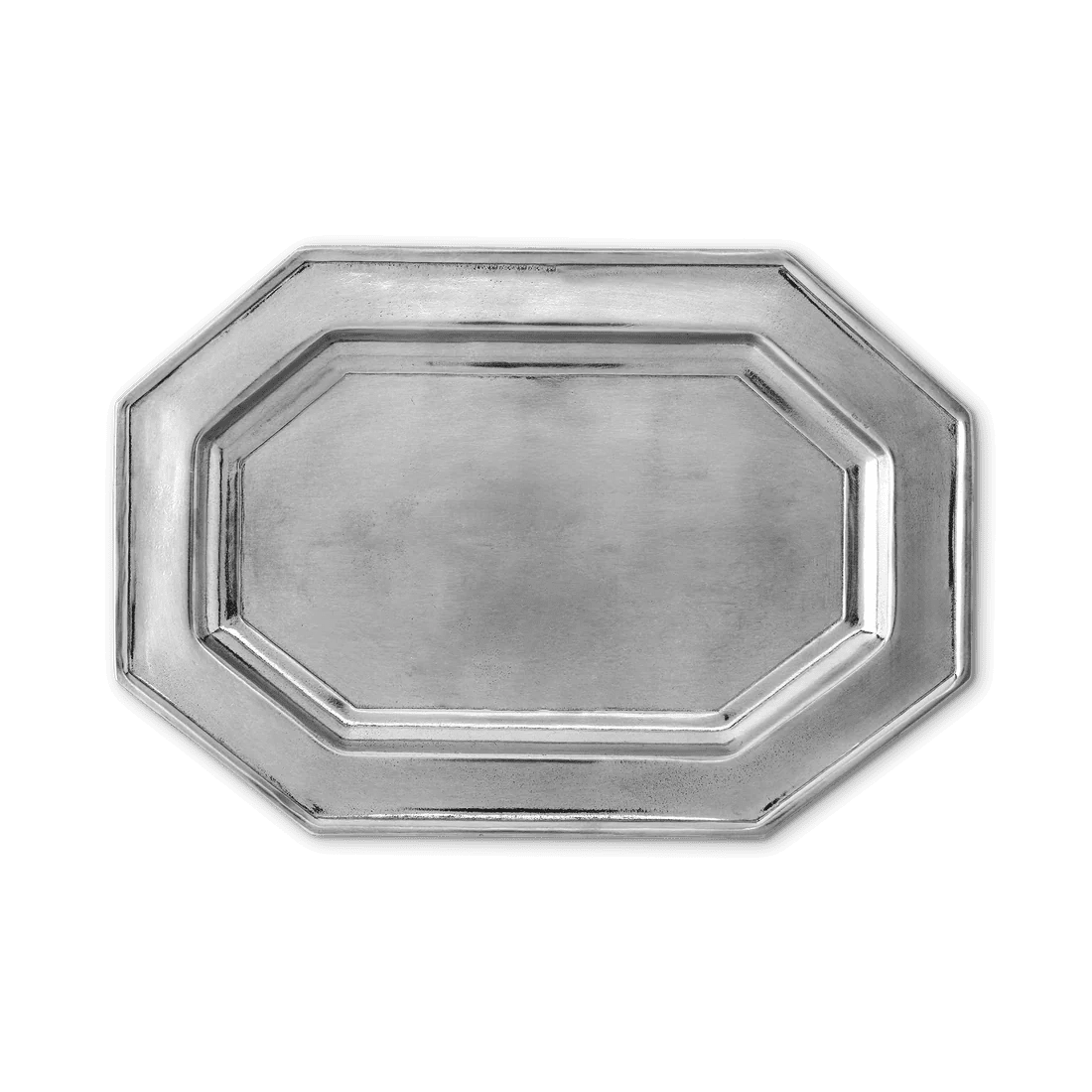 MATCH Italian Pewter Octagonal Tray by Bella Cucina – Servingware