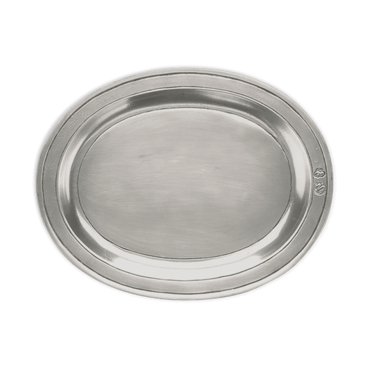 MATCH Italian pewter oval tray at Bella Cucina in Atlanta