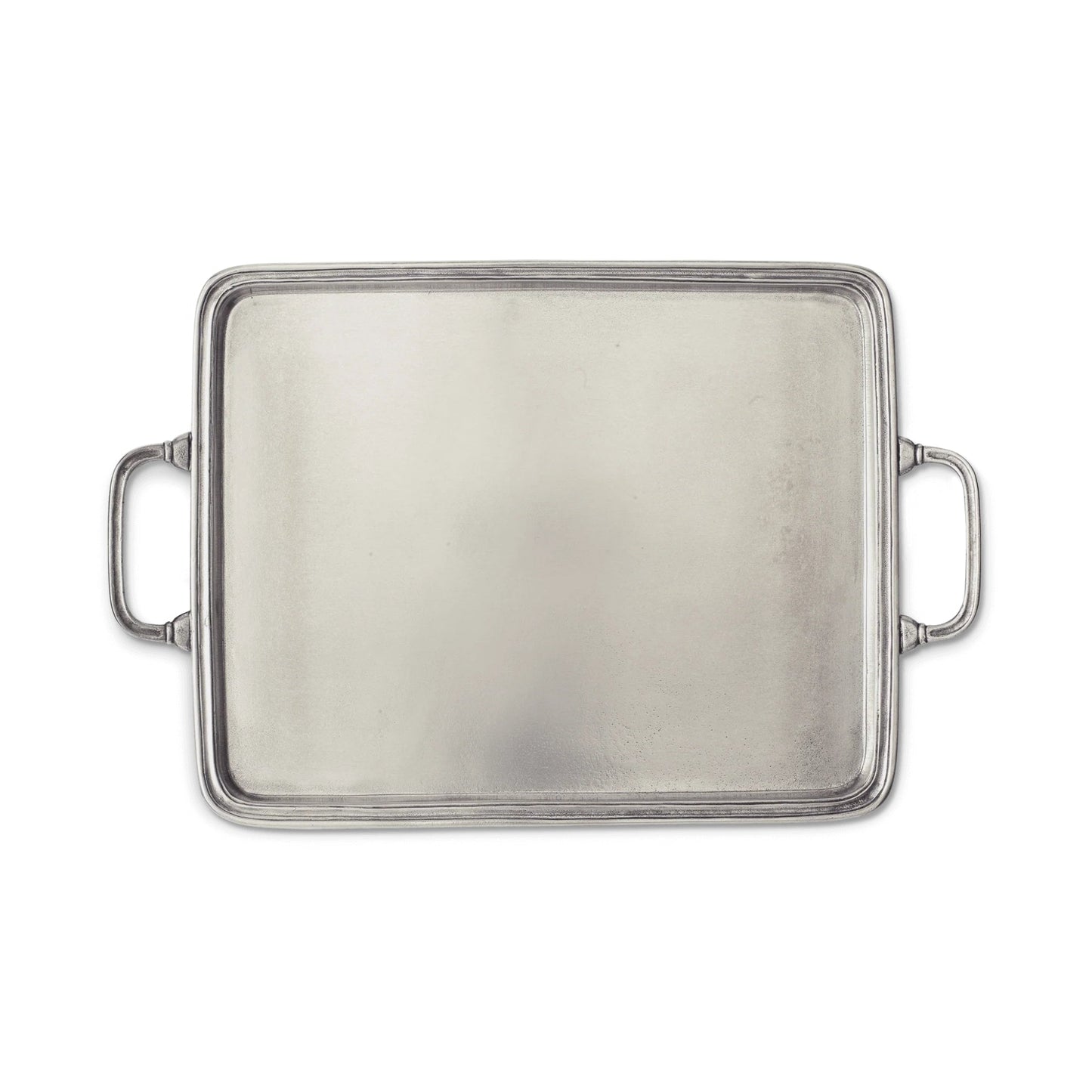 Match Italian Pewter Rectangle Tray with Handles by Bella Cucina – For the home: Trays