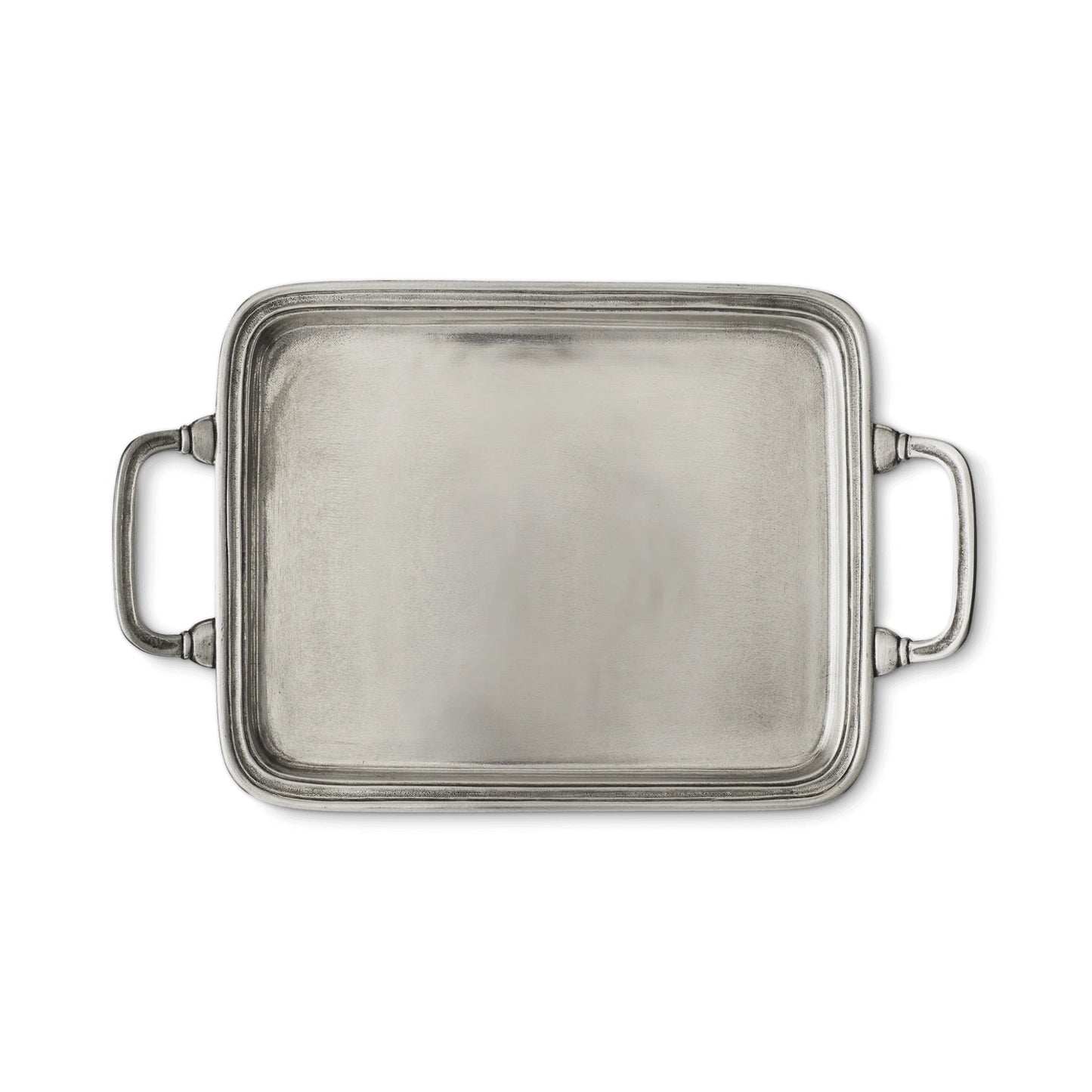 Match Italian Pewter Rectangle Tray with Handles by Bella Cucina – For the home: Trays