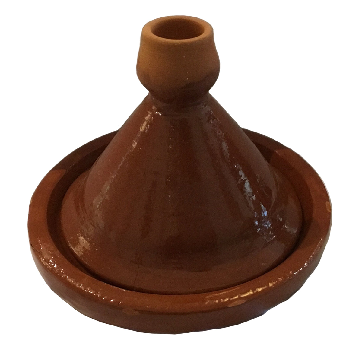 Moroccan terra cotta tagine with conical lid at Bella Cucina in Atlanta