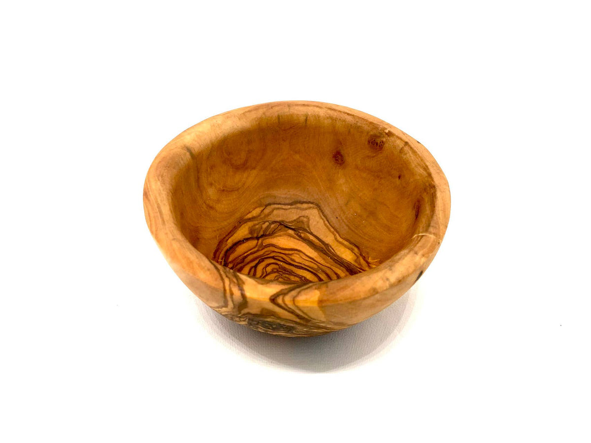 Small olive wood tapas bowl at Bella Cucina in Atlanta