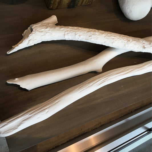 Rachel Garceau white porcelain branch at Bella Cucina in Atlanta