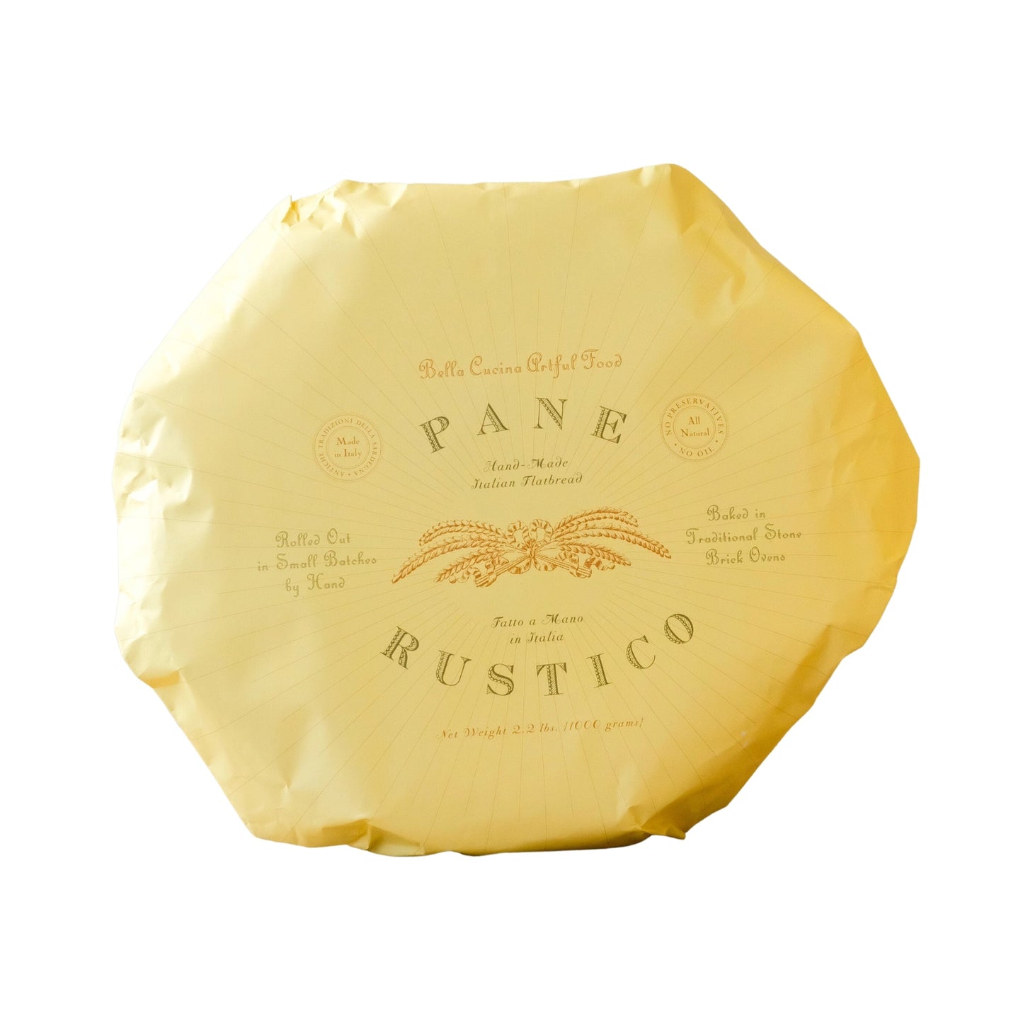 Pane Rustico Italian Flatbread 1kg by Bella Cucina – Crackers & Flatbread