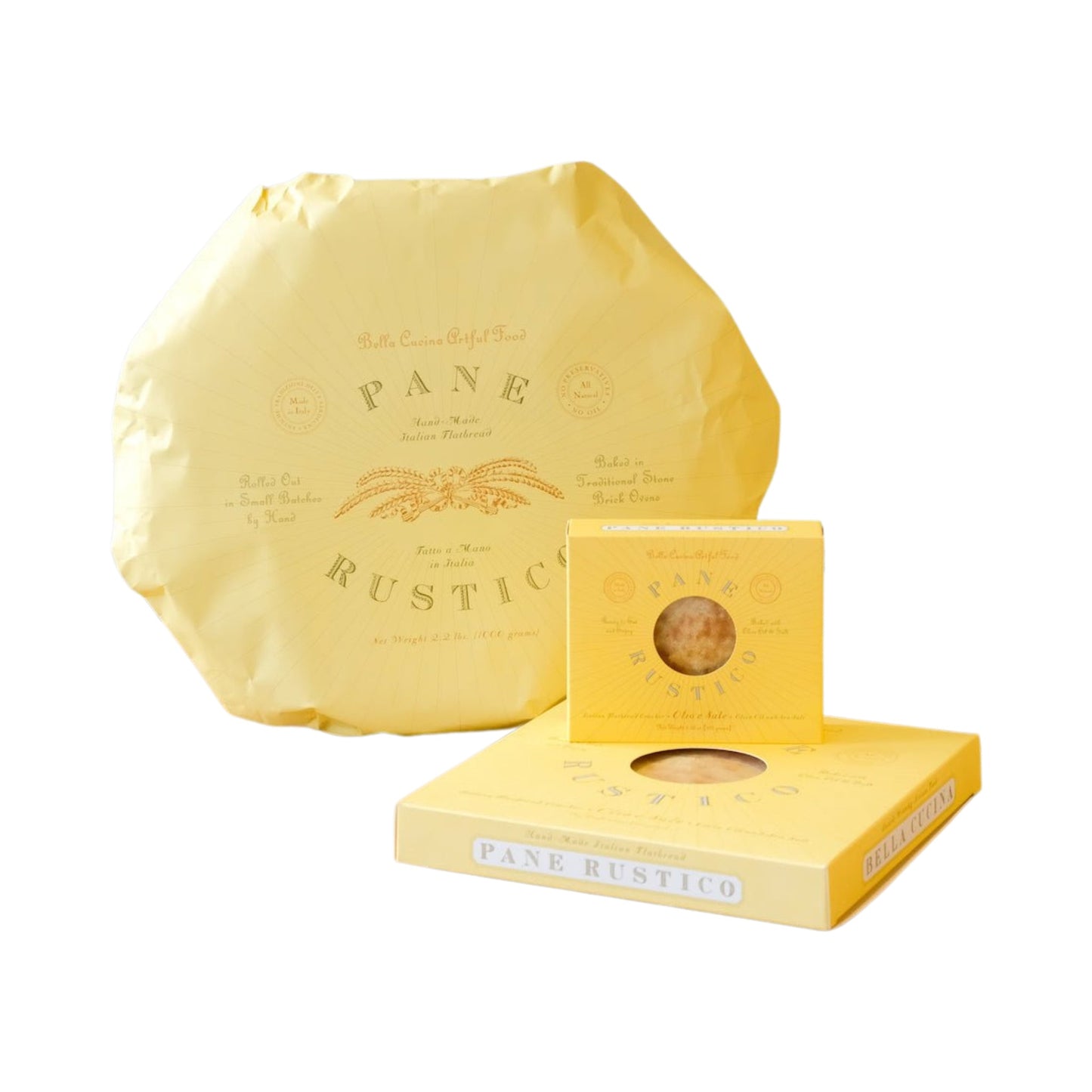 Pane Rustico Italian Flatbread 1kg by Bella Cucina – Crackers & Flatbread