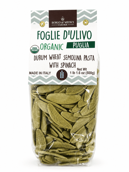 Pasta, Pizza & Sauces: Borgo de' Medici Organic Foglie d'Ulivo Pasta by Bella Cucina – Pasta & Pizza Sauces