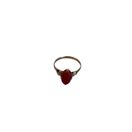 Bella Cucina - Ring vintage 14K Carnelian - 