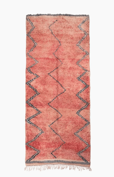 1960's Vintage Moroccan Hand-loomed Rugs Artisan Italian Pantry by