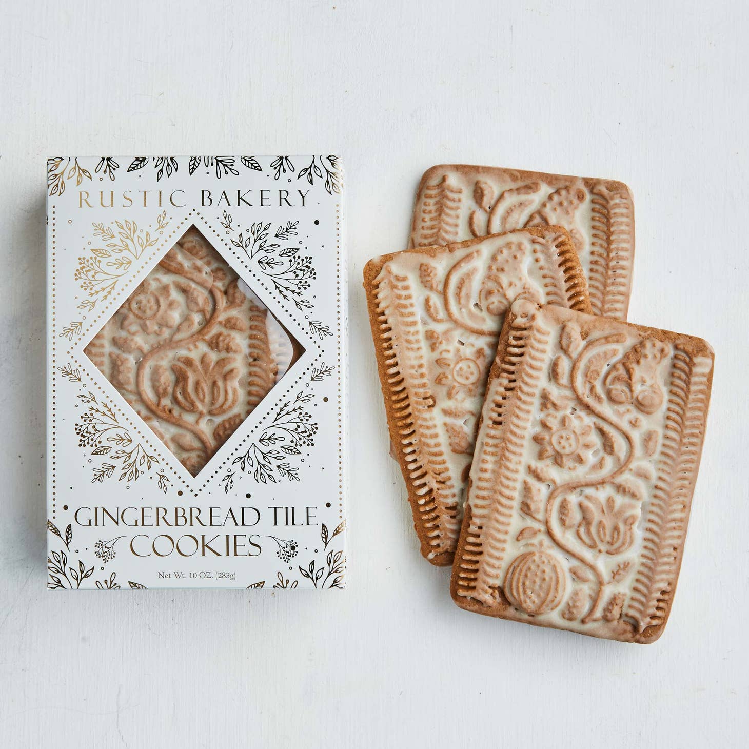 Rustic Bakery Gingerbread Tile Cookies by Bella Cucina – Gingerbread Tile Cookies