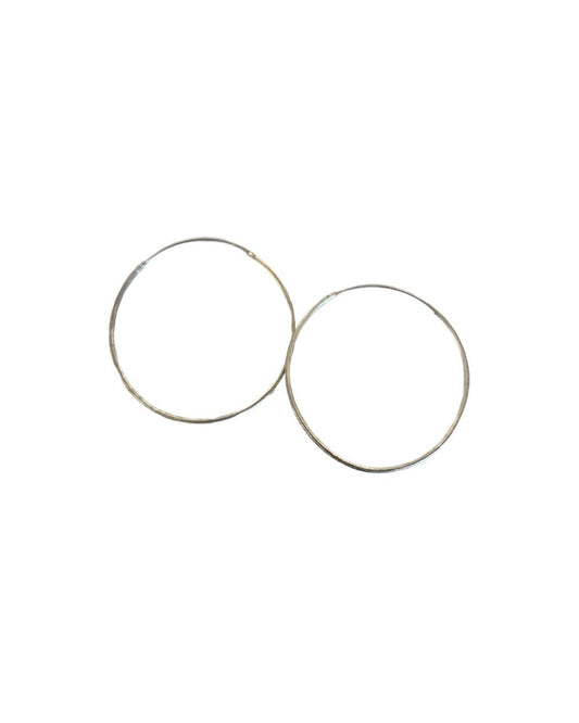 Bella Cucina - Silver Round Earrings - 