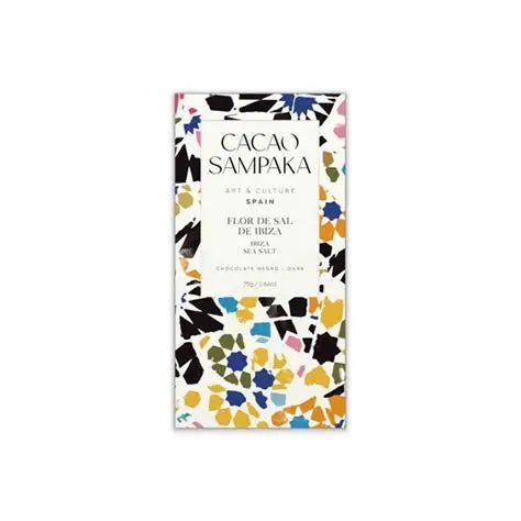 Sweets: Cacao Sampaka Flor de Sal de Ibiza Dark Chocolate by Bella Cucina – Sweets: Chocolate