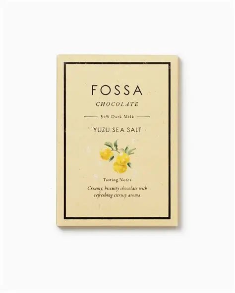 Sweets: Fossa Yuzu Sea Salt Chocolate by Bella Cucina – Sweets: Chocolate